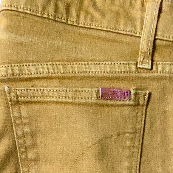 Joe’s Jeans Skinny Jeans, Quality Skinny Denim Jeans, Mustard Skinny Denim Jeans - Picture 9 of 11